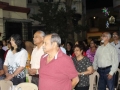 Congregation sings along